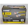 Image 1 : NEW PRIME 30FT HEAVY DUTY EXTENSION CORD 2PK