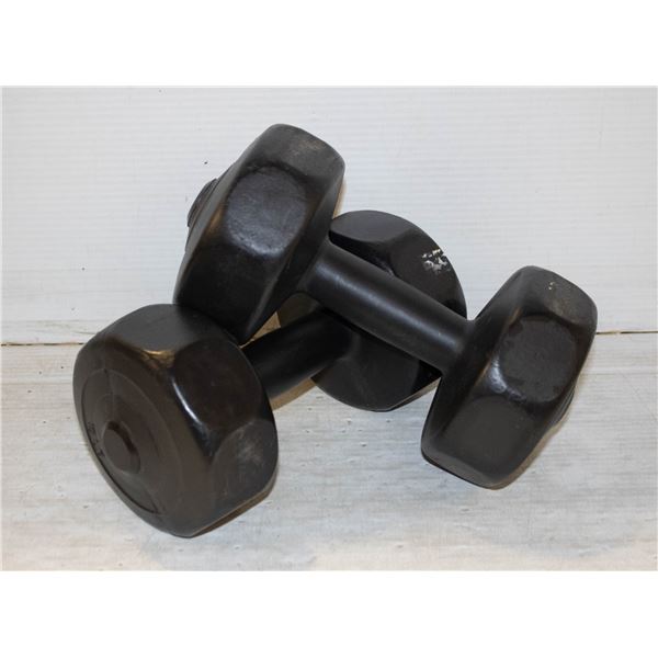 PAIR OF 10LB DUMBBELL