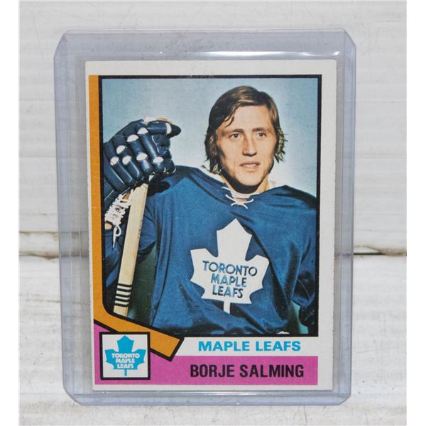 1974 BORJE SALMING ROOKIE CARD