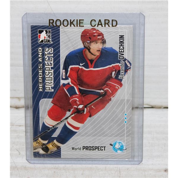 ALEXANDER OVECHKIN PRE ROOKIE CARD HNP CAPITALS