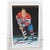 YVON COURNOYER MONTREAL CANADIENS SIGNED POSTCARD