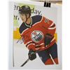 ETHAN BEAR EDMONTON OILERS SIGNED 8X10 PHOTO