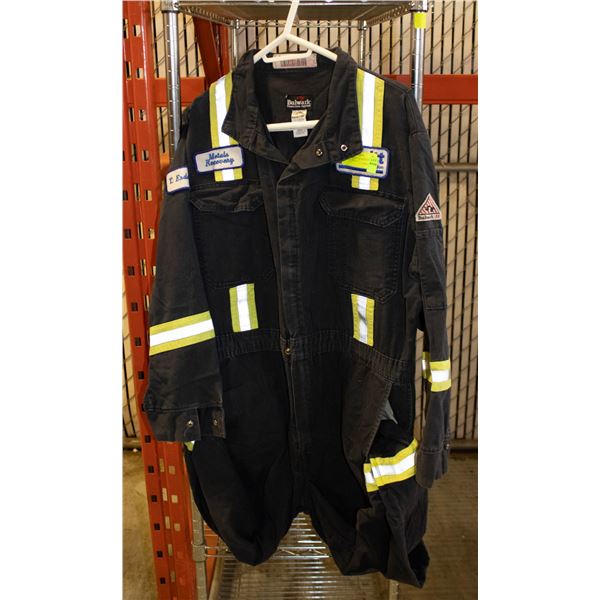 BULWAKR FLAME RESISTANT DARK BLUE COVERALL