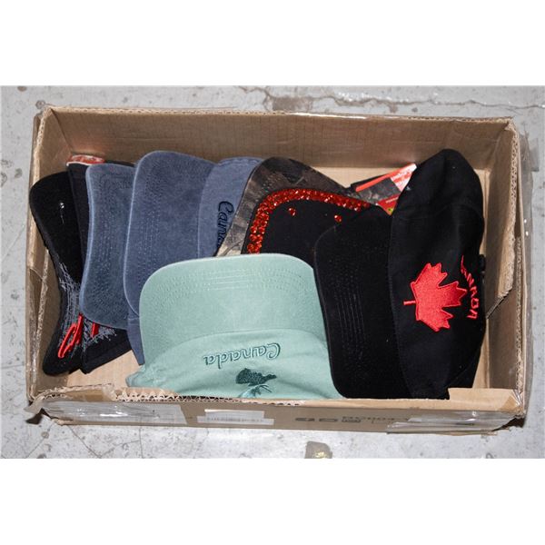 8 CANADA BALL CAPS (NEW)