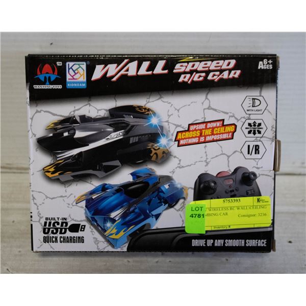 NEW WIRELESS RC WALL\CEILING CLIMBING CAR