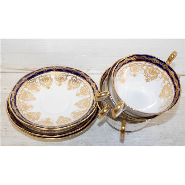 8 PIECES 'ANSLEY' FINE BONE CHINA