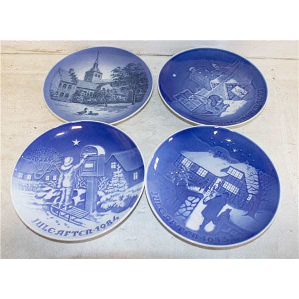 COPENHAGEN PORCELAIN LIMITED EDITION (4PLATES)