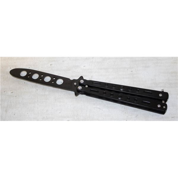 NEW METAL NOVELTY BUTTERFLY  KNIFE 