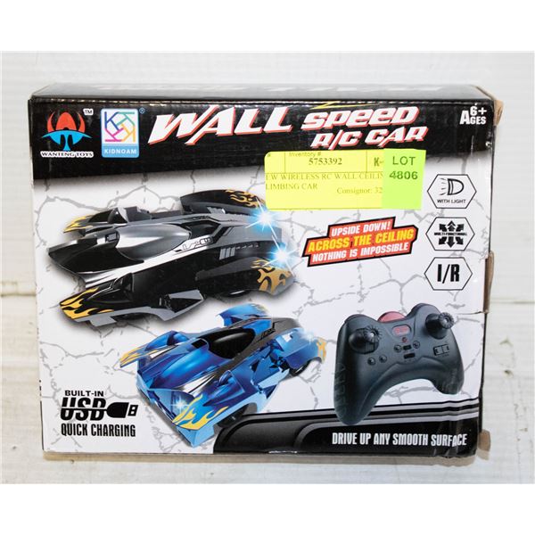 NEW WIRELESS RC WALL\CEILING CLIMBING CAR