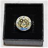 Image 1 : NEW MENS FREEMASON RING SIZE 11