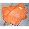 Image 1 : PAIR ORANGE TARPS