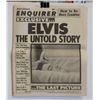 Image 1 : NATIONAL ENQUIRER 1977 ELVIS THE UNTOLD STORY