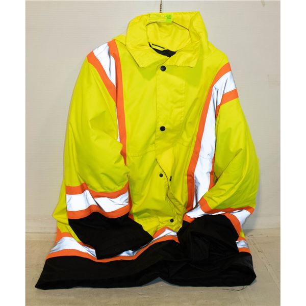 INSULATED XL HIVIS FORCEFIELD SAFETY PARKA