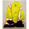 Image 1 : INSULATED XL HIVIS FORCEFIELD SAFETY PARKA