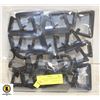 SET OF 19 PCS FURNITURE CLIPS BLACK NEW