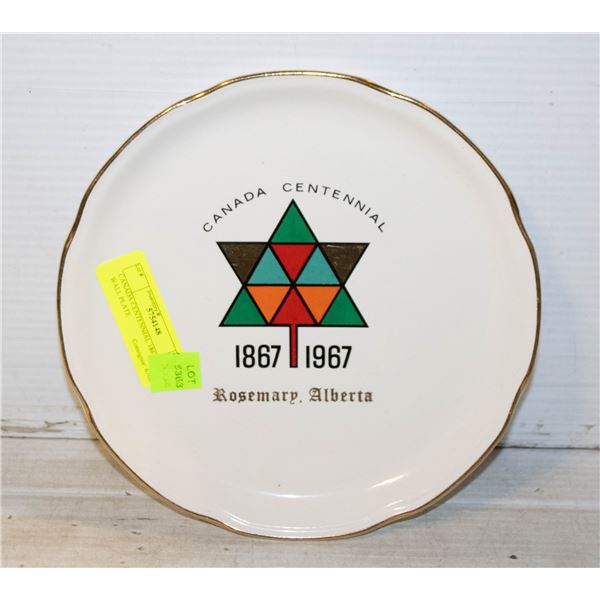 CANADA CENTENNIAL 1867-1967 WALL PLATE