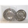 Image 1 : NEW OLD STOCK PEWTER WALL PLATES, SET OF 2