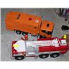 Image 1 : XLARGE TONKA FIRETRUCK & GARBAGE TRUCK