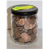 Image 1 : MASON JAR FULL OF PENNIES