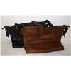 2 X 100% GENUINE LEATHER QUALITY BOOK BAGS