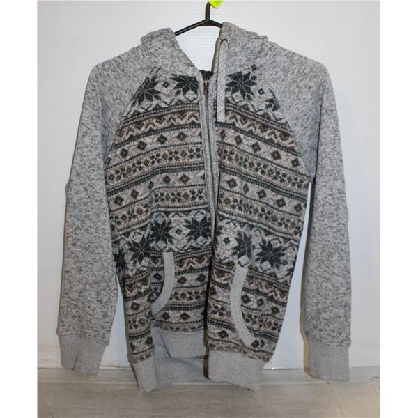 LADIES MED WAREHOUSE ONE GREY HOODIE