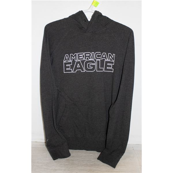 MENS AMERICAN EAGLE GREY HOODIE SMALL