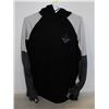 Image 1 : LADIES AMERICAN EAGLE BLK/WHITE HOODIE MED