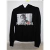 LADIES POETIC JUSTICE 2PAC BLACK HOODIE SMALL