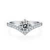 Image 3 : 1 CT GRA CERTIFIED MOISSANITE 925 STERLING SILVER