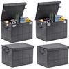 Image 1 : NEW 3 PACK VENO LARGE COLLAPSIBLE STORAGE BINS