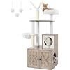 Image 1 : NEW FEANDREA CAT TREE 57.5" CAT TOWER FOR INDOOR