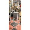 Image 1 : NEWLY ASSEMBLED METAL GARMENT RACK W/ 2 TIER