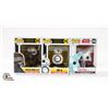 Image 1 : 3 STAR WARS POP FIGURES (BB-8, KYLO REN