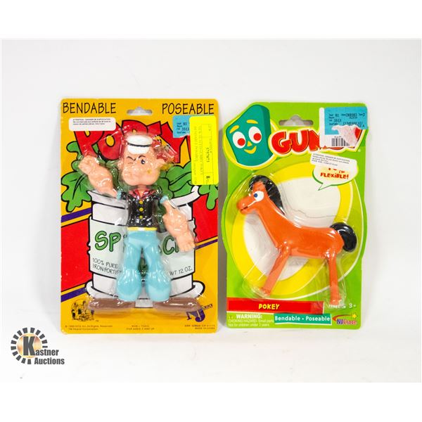 NEW SEALED GUMBY POKEY BENDABLE POSABLE