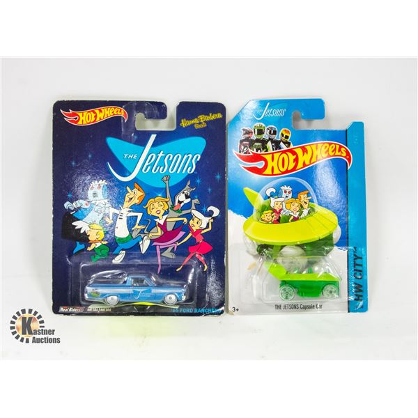 2 NEW SEALED HOTWHEELS THE JETSONS