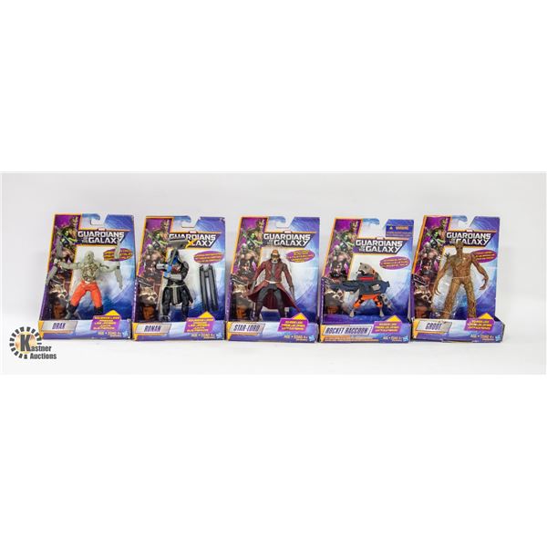 5 NEW SEALED GUARDIANS OF THE GALAXY