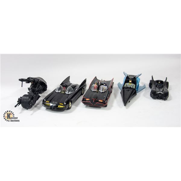 FLAT OF BATMAN BATMOBILES AND MORE