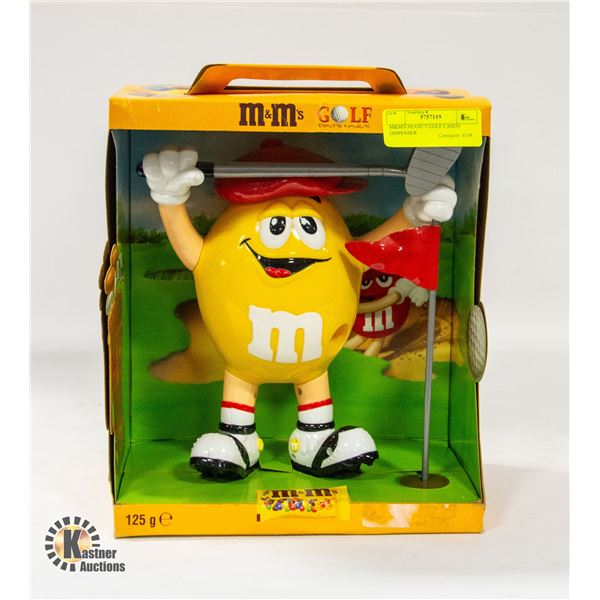 M&M'S PEANUT GOLF CANDY DISPENSER