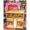Image 1 : NEWLY ASSEMBLED OPEN FACE LARGE DOLL HOUSE W/