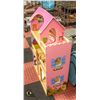 Image 2 : NEWLY ASSEMBLED OPEN FACE LARGE DOLL HOUSE W/
