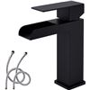 Image 1 : NEW KENES MATTE BLACK BATHROOM WATERFALL SINK