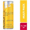 4 X 250ML CANS YELLOW EDITION REDBULL