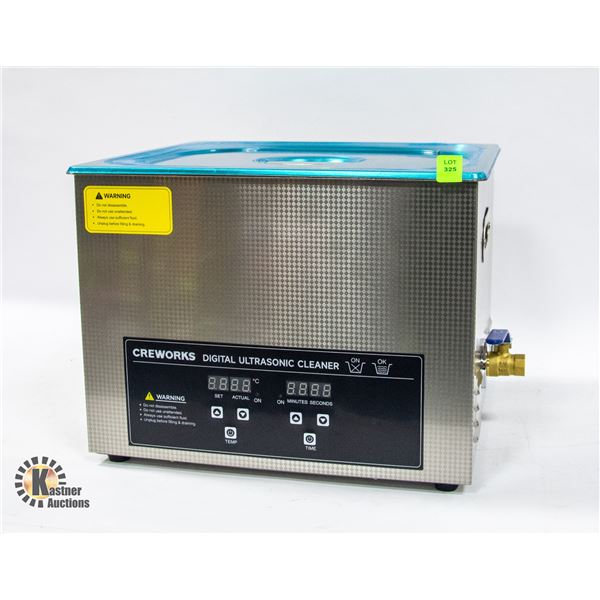 NEW UNPACKED CREWORKS DIGITAL ULTRASONIC CLEANER