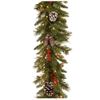 NEW NATIONAL TREE COMPANY 9FT FROSTED BERRY PRELIT