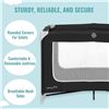 Image 3 : NEW DREAM ON ME KIDS PORTABLE PLAYPEN, BLACK