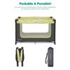 Image 4 : NEW DREAM ON ME KIDS PORTABLE PLAYPEN, GREY/GREEN