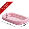 Image 1 : NEW QUIET TIME DELUXE DOUBLE BOLSTER BED, PINK