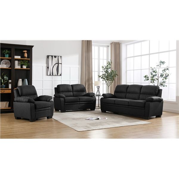 BRAND NEW 3PC SET COUCH, LOVESEAT & ARM CHAIR