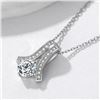 Image 2 : 1 CT GRA CERTIFIED MOISSANITE 925 SILVER NECKLACE
