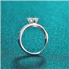 Image 3 : 1 CT GRA CERTIFIED MOISSANITE 925 SILVER